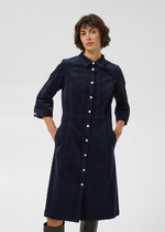 Load image into Gallery viewer, Part Two Celicha Navy Dress
