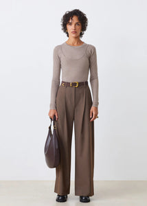 Suncoo Jonas Trousers Mocha Taupe