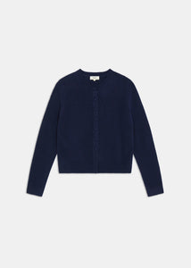 Suncoo Knitted Bleu Nuit Cardigan Geski