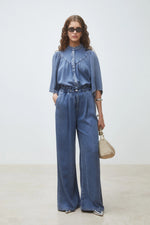 Load image into Gallery viewer, Suncoo Denim Tencel Blouse Louise
