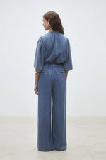 Load image into Gallery viewer, Suncoo Denim Tencel Blouse Louise
