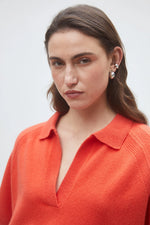 Load image into Gallery viewer, Suncoo Knitted Pullover Privaro Geranium Red
