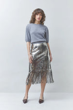 Load image into Gallery viewer, Suncoo Knitted Grey Polov Jumper
