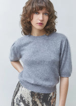 Load image into Gallery viewer, Suncoo Knitted Grey Polov Jumper
