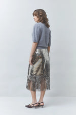 Load image into Gallery viewer, Suncoo Knitted Grey Polov Jumper
