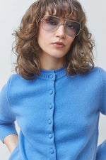 Load image into Gallery viewer, Suncoo Geski Sky Blue Cardigan
