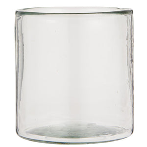 Glass Hurricane Lantern Hand Blown