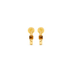 Load image into Gallery viewer, Everyday Twist Hoop Earrings Tigers Eye
