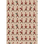 Load image into Gallery viewer, Marching Santas Gift Wrap Roll 5mts
