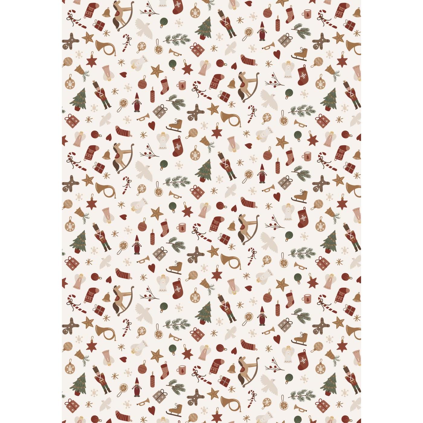 Gift Wrap Roll 5mt Nostalgic Christmas Design