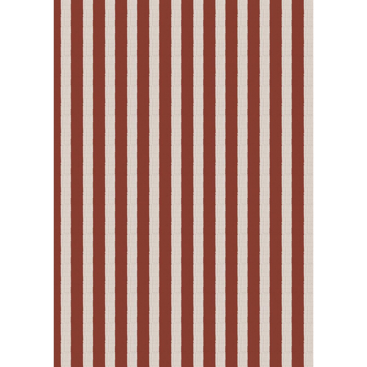Gift Wrap Roll 5mt Red Stripe Design Textile Look