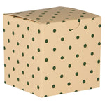 Load image into Gallery viewer, Gift Box Cardboard with Green Dots two sizes
