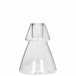 Load image into Gallery viewer, Glass Tree Candle Holder Clear
