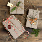 Load image into Gallery viewer, Thick Cord Twine Red and Natural 10mts
