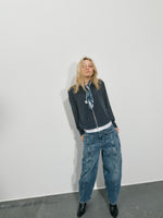 Load image into Gallery viewer, MosMosh Rosy Galleon Jeans Dark Blue
