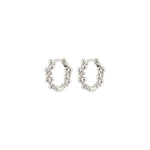 Load image into Gallery viewer, Solidarity Small Bubble Earrings Silver

