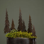 Load image into Gallery viewer, Metal Tree Decoration on Spike Three Sizes
