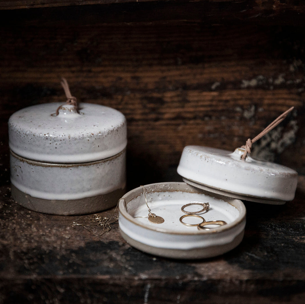 Ceramic Storage Jar with Lid