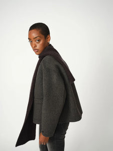 Mosmosh Maria Loisa Wool Jacket with Scarf