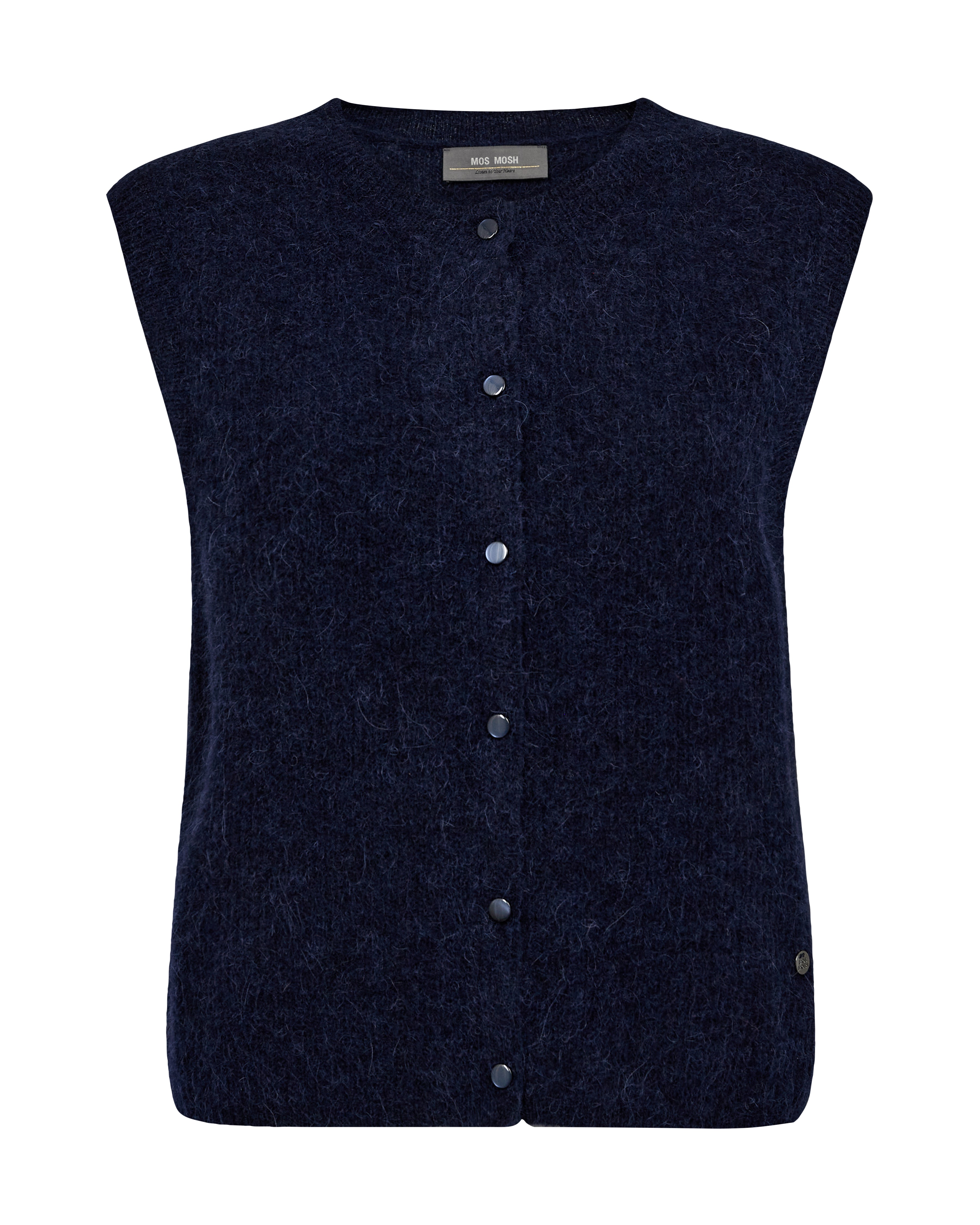 MosMosh Almine Thora Knit Vest Maritime Blue