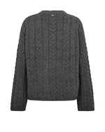 Load image into Gallery viewer, MosMosh Brydis Crewneck Jumper Mockingbird Grey
