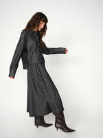 Load image into Gallery viewer, MosMosh Anela Cilla Denim Shirt
