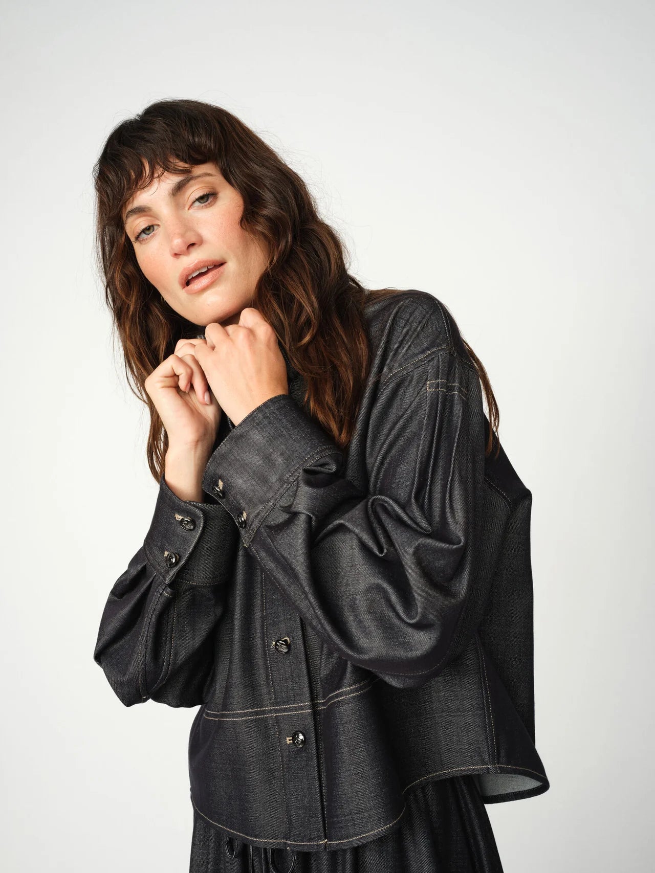 MosMosh Anela Cilla Denim Shirt
