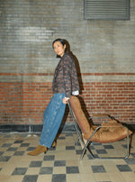 Load image into Gallery viewer, MosMosh Rosy Galleon Jeans Dark Blue
