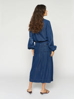 Load image into Gallery viewer, MosMosh Koda Denim Skirt
