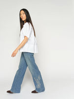 Load image into Gallery viewer, MosMosh Tarima Cotton White Blouse
