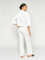 Load image into Gallery viewer, MosMosh Dara Deluxe Jeans Bright White
