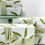 Load image into Gallery viewer, 5 MT GREEN STRIPE RIBBON
