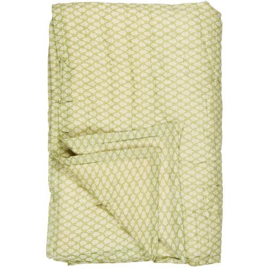 Green Printed Cotton Quilt