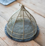 Load image into Gallery viewer, Small Round Placemat Black Faux Stone
