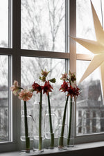 Load image into Gallery viewer, Large Glass Vase Tall Conical
