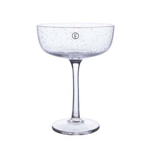 Coupe Glasses Set of Two Bubble Design