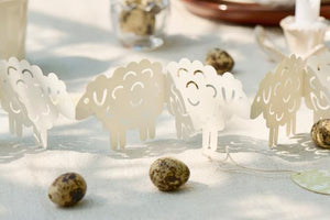 Easter Table Decoration Sheep Chain