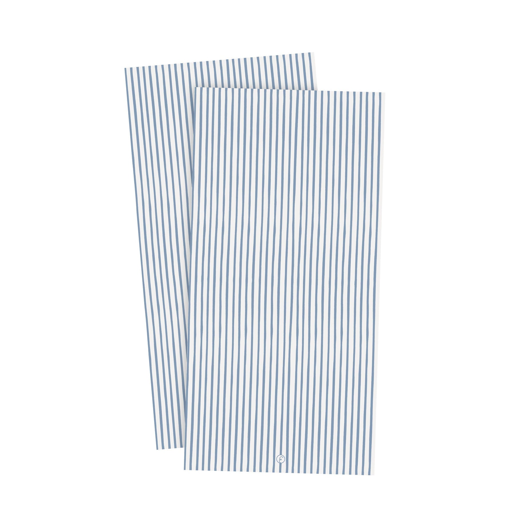 Paper Napkin Pack Light Blue and White Stripe