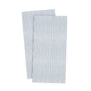 Paper Napkin Pack Light Blue and White Stripe