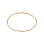 Load image into Gallery viewer, Arash Crystal Bracelet Gold Elasticated
