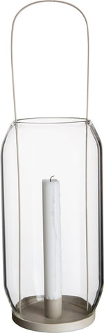 Load image into Gallery viewer, Glass Lantern for Dinner Candles Large
