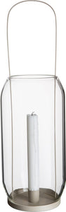 Glass Lantern for Dinner Candles Large