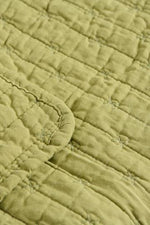 Load image into Gallery viewer, Classic Quilted Blacket Throw Green Cross Stitch

