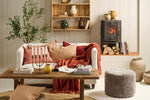 Load image into Gallery viewer, Bordeaux Woven Cushion Striped
