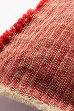 Load image into Gallery viewer, Rust Woven Cushion Striped
