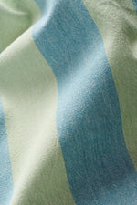 Load image into Gallery viewer, Tea Towel with Stripes Blue and Green
