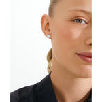 Load image into Gallery viewer, Wynonna Earrings Silver Circles
