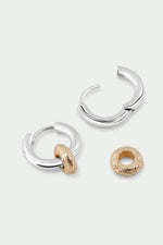 Load image into Gallery viewer, Explore Earrings Gold &amp; Silver
