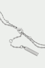 Load image into Gallery viewer, Tala Necklace Silver Double Chain
