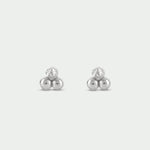 Load image into Gallery viewer, Ritual Stud Earrings Silver
